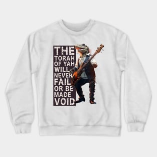 Guitar Playing Lizard Crewneck Sweatshirt